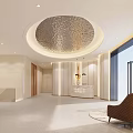 Hospital Outpatient Clinic Lobby With Reception And Seating