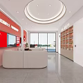 Beauty Hair Salon With Neck Shoulder Wellness Services And Modern Red Exterior