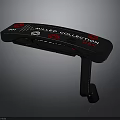 Miller Collection Black Fitness Step Machine With Red Circular Accents And Control Buttons