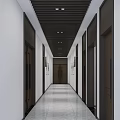 Four Kinds of New Chinese Aisle Corridor 3d model