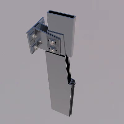 Sturdy Metal Hardware Tool Bracket With Screw Fixing For Industrial Construction Use 3d model