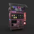 Smart Vending Machine With Digital Display Offering Hot Drinks And Soda Options