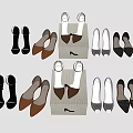 Fashionable Women's High Heel Shoes In Black Brown Grey And Stylish Designs