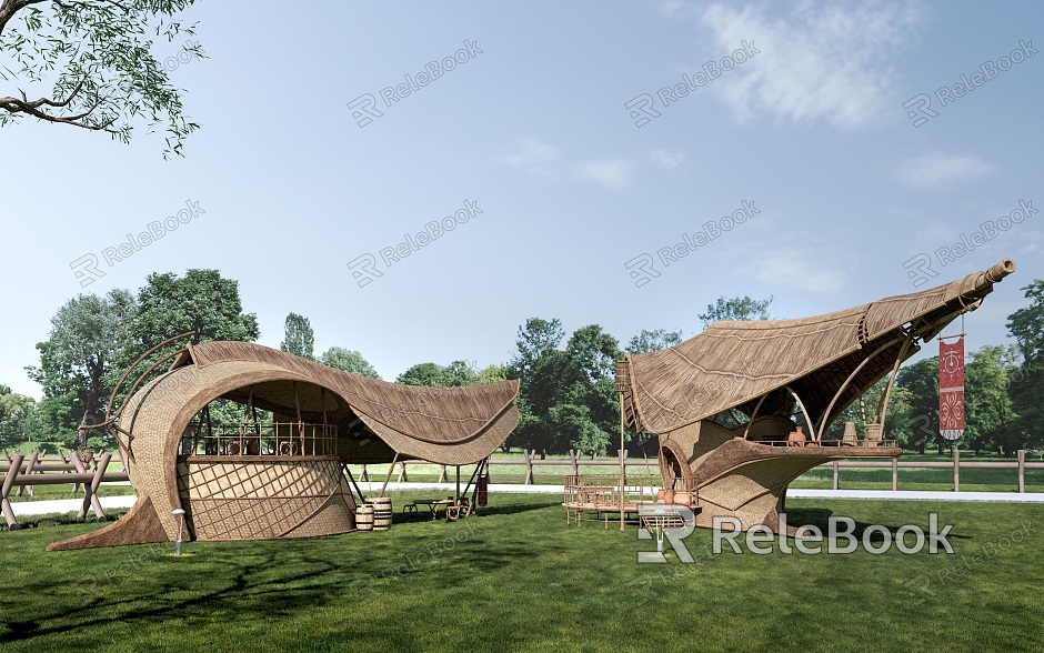 Tree House Construction Wooden House Construction Ecological Construction Camp Tree House model