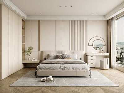 Modern Bedroom Home Bedroom 3d model