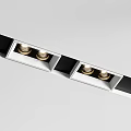 Minimalist downlight group spotlight downlight rail-type embedded light-mounted downlight anti-vertigo 3d model