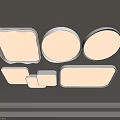 Modern Ceiling Lights With Square Round Oval Shapes And Minimalist White Lighting Design