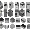 Different Types Of Industrial Equipment Models With Various Designs And Features