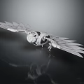 Modern Machine Eagle Mechanical Eagle 3d model