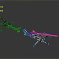 laser tower turret turntable sci-fi tower defense game tower defense sci-fi turret game turret game turret 3d model