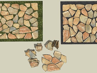 Modern Stone Ting Trail 3d model