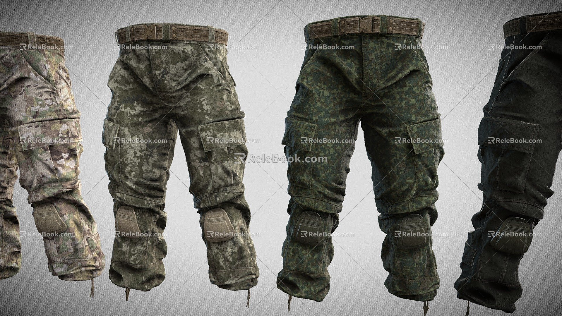 Tactical Pants 3d model