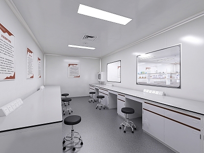 Training School Laboratory Electrophoresis Room model