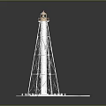 Modern Lighthouse Old Lighthouse Vintage Lighthouse Items 3d model
