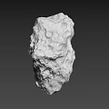 White Rough Stones And Natural Wood Pieces On Grey Reflective Background