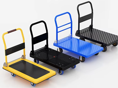 Modern Trolley 3d model