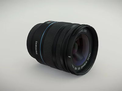 SAMYANG Digital Camera Lens With Black Body And Optical Design Features 3d model