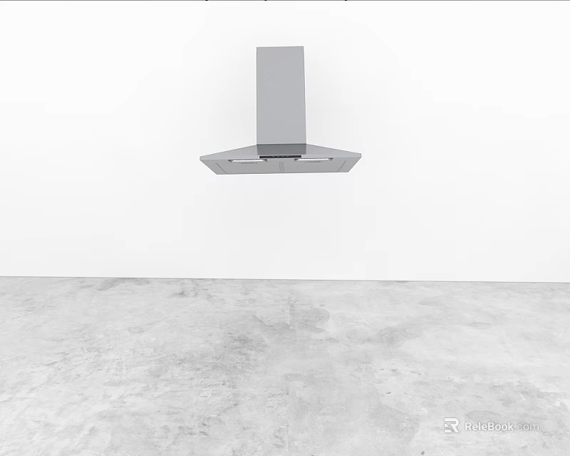 Stainless Steel Modern Kitchen Range Hood Essential Home Appliance Design 3d model 