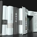Sunac Bookstore 24 Hour Book Shaped Architecture Featuring Interior Scenes Design 3d model