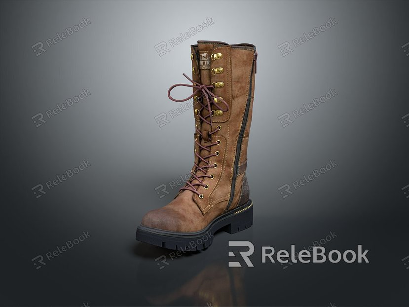 Modern Men's Boots Long Boots Women's Boots Old Boots model