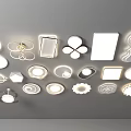 Various Modern Ceiling Lights With Different Shapes And Decorative Designs For Home Interior