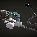 Industrial Sprayer Tool With Pneumatic Hose And Metal Nozzle For Heavy Duty Industrial Applications