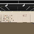 Modern Fitness Gym Space With Spacious Area Wooden Floor And Training Equipment