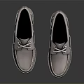 Classic Gray Lace Up Boat Shoes With White Soles Casual Wear