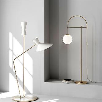 Modern floor lamp 3d model