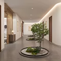 Traditional Chinese Medicine Clinic Lobby With Reception And Traditional Decor