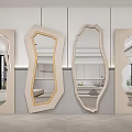 Modern full-length mirror 3d model