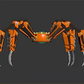 Modern Robot Sci-Fi Spider Mechanical Spider Machine Spider 3d model