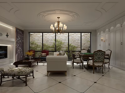 Modern Office Interior With Ergonomic Desks Comfortable Chairs And Large Windows 3d model