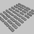 Colorful Various Cars Arranged In Rows With Different Models And Styles