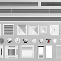 Different Types Of Air Conditioner Vents With Various Designs And Styles For Home Use