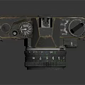 OLYMPUS Digital Camera With Vintage Design Zoom Lens And Leather Texture