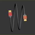 Phone Digital Data Cable With Gray Cord And Colorful Connectors For Charging Devices