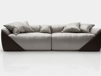 modern double sofa 3d model