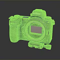 DSLR Camera Card Machine Digital Camera Digital Camera Photographic Equipment 3d model