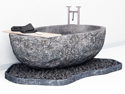 stone bathtub model