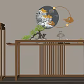 New Chinese-style Duanjing Strip Case 3d model