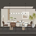 Nordic Restaurant 3d model