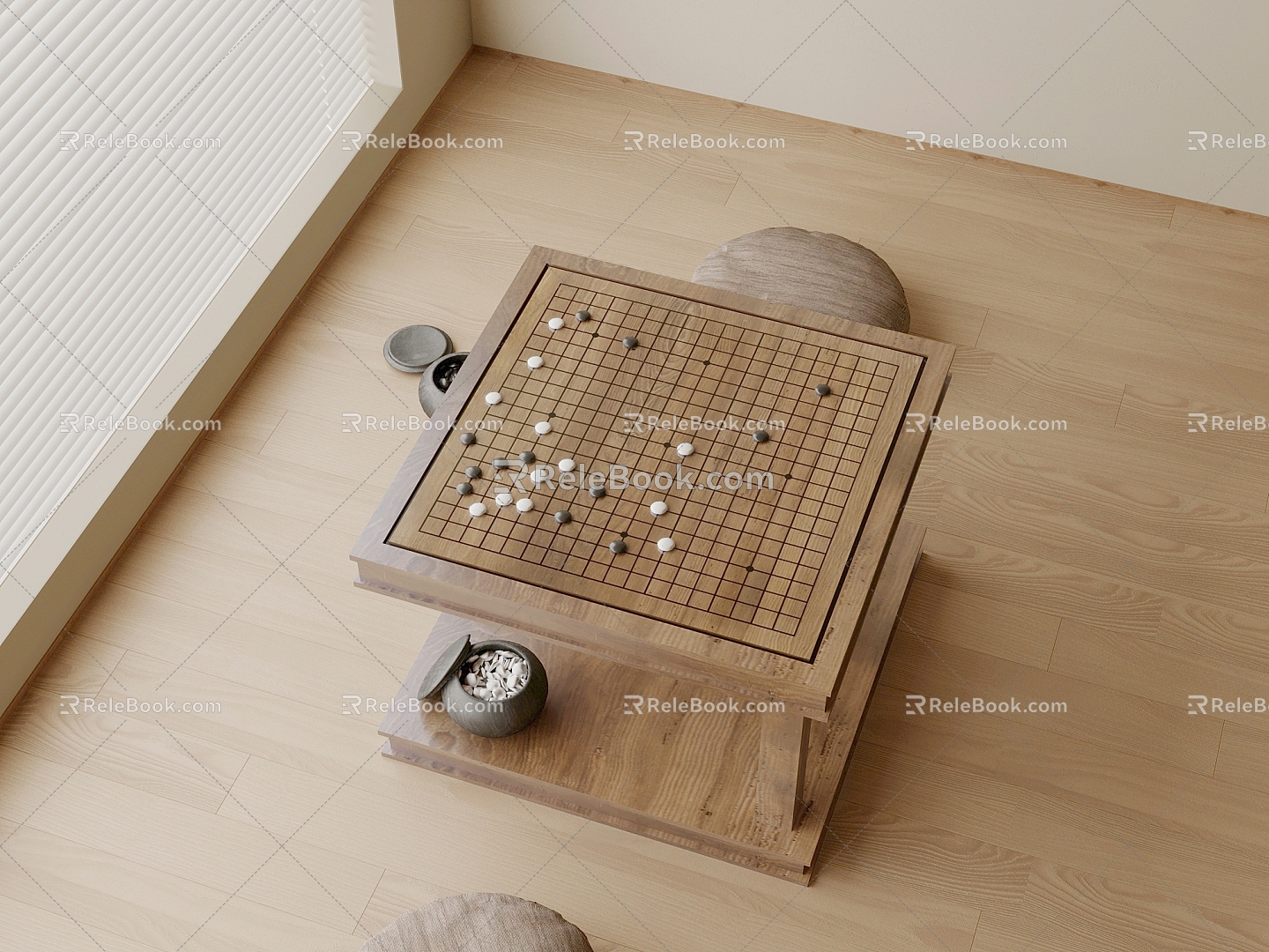 Modern Go Go Board 3d model