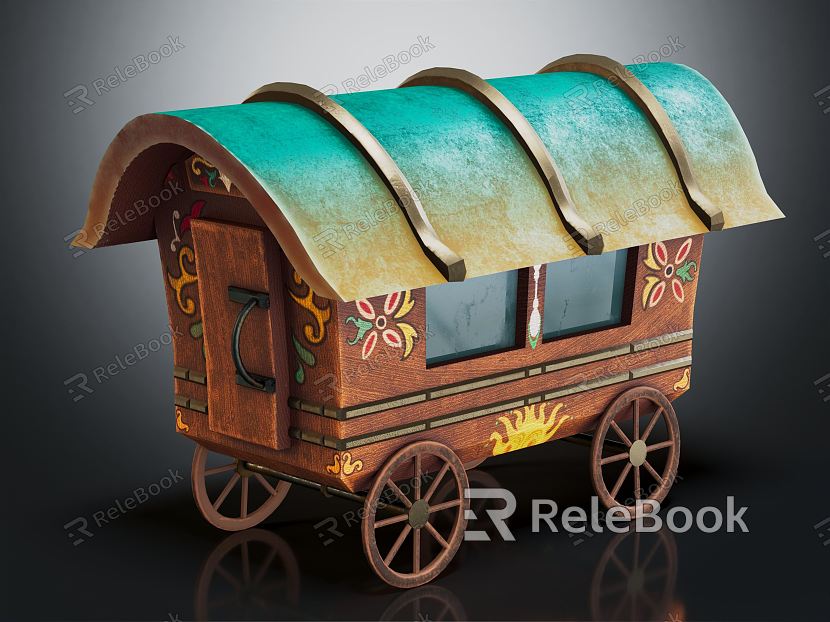 National Wind Carriage Gypsy Caravan Caravan model