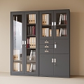 Modern Office File Cabinet File Cabinet Bookcase 3d model