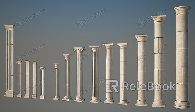 European Roman Column Simple European Roman Column Column Gypsum Column Stone Column Decorative Column Outdoor Roman Column Roman Column Combination model