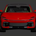 Red Sports Car With Sleek Exterior Design Stylish Wheels And Modern Interior Features