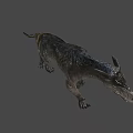 Fierce Fantasy Creature Character With Rough Skin And Sharp Teeth For Game Or Movie