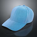 Light Blue Baseball Cap With Mesh Material Simple Design For Casual Comfortable Wear 3d model