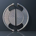 Handle door handle 3d model